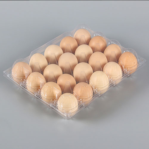 Custom thermoformed transparent plastic blister packaging container for eggs duck egg pvc pet clamshell box