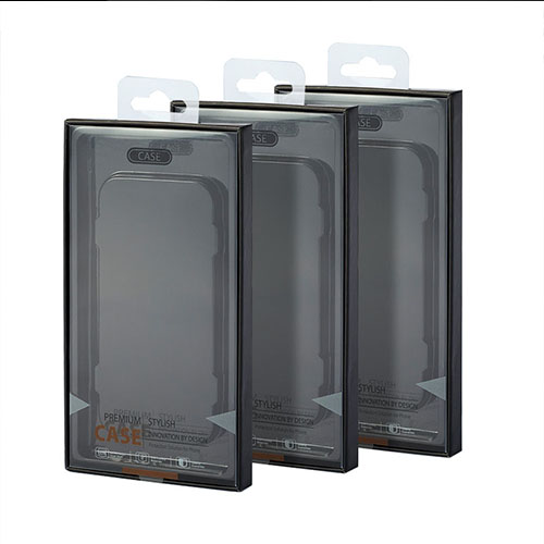 Manufacturer Custom OEM High Quality Mobile Phone Case Plastic Packaging Box With Transparent Window