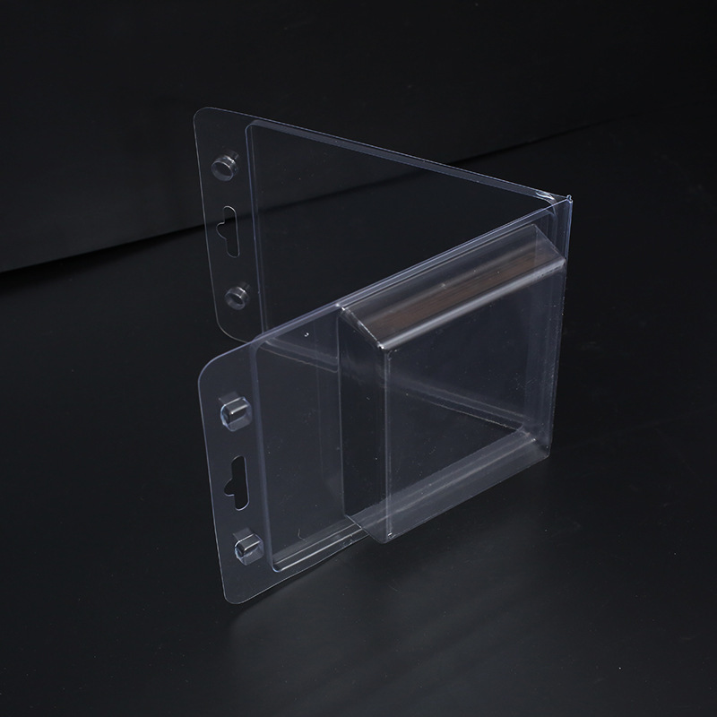 Custom PET fishing lure hardware tools jewelry screws clamshell folding transparent packaging box