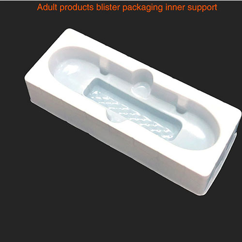 New Custom White Color Plastic Blister Packaging Tray Insert Trays For Adult Products Sex Toys
