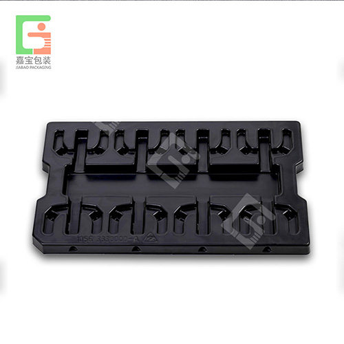 Anti-static plastic blister tray for electronic parts