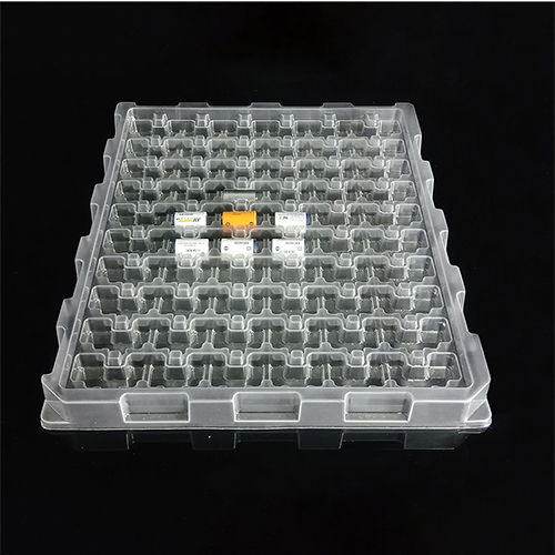 Customized ESD anti-static material plastic blister tray pallet for small motor electronic products electronic parts