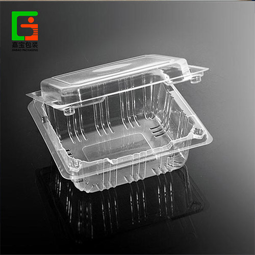 Custom transparent food grade plastic container for fruits