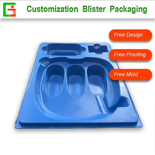 Customized PVC foot bath pedicure foot massage foot care plastic blister tray inner support pallet