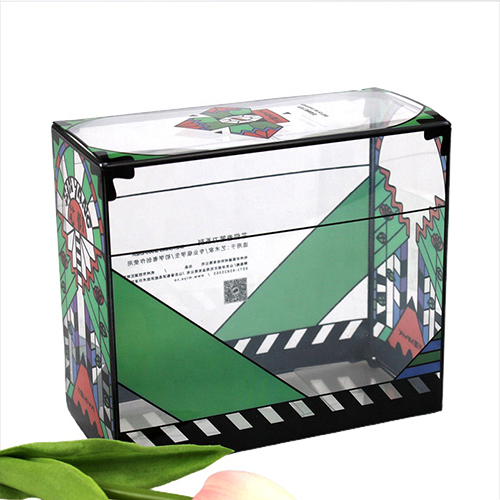 Custom colour printing PET pencil sharpener stationery plastic packaging box