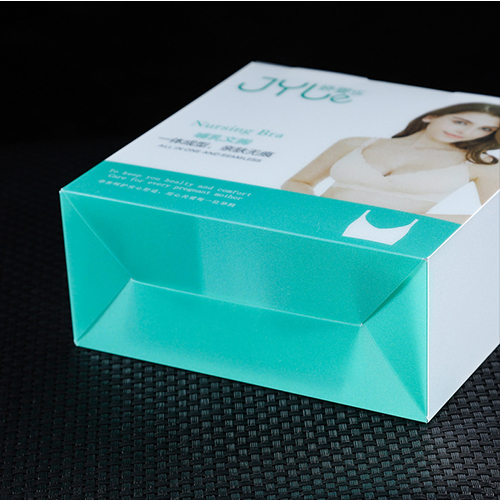 Custom Colored Printing Folding Plastic Box With Hanging Hole For Bikini Sleepwear Lingerie Underwear