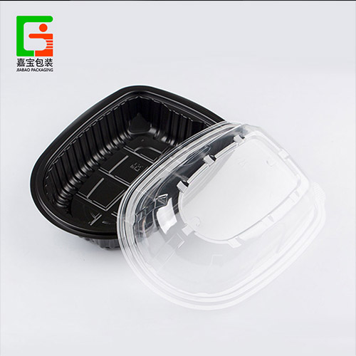 Transparent PP fresh fruits vegetables roast chicken turkey blister plastic packaging box customized disposable food container