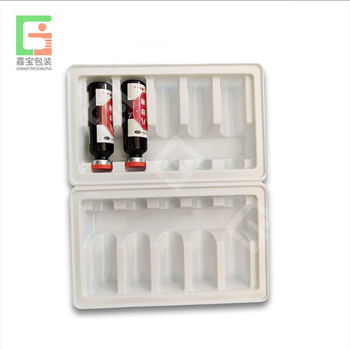 custom medicine bottle Phial blister packaging ampoule vial tray insert inner support for medicine product