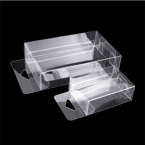 Custom OEM Clear Transparent Plastic Square Rectangle Shape Packaging Folding Boxes Container For Display