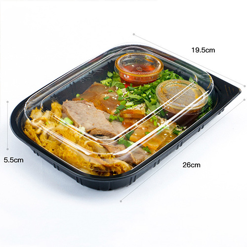 Disposable PP Deli Food Storage Freeze Containers Meal Prep Takeaway Lunch Box Salad Container Portable
