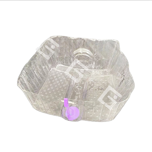 Customized foot spa basin footbath Pvc disposable pedicure liners pad insert tray 