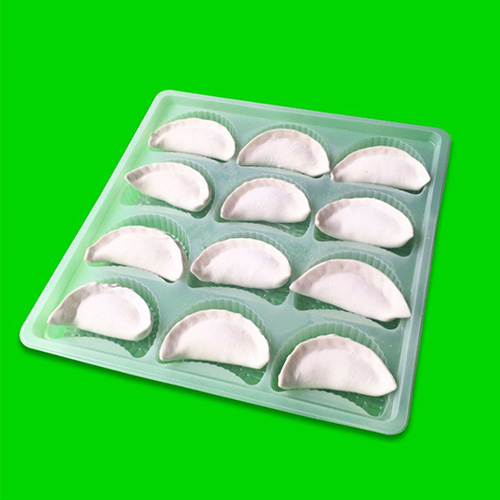 2022 Factory custom dumpling vacuum forming PP plastic blister trays with compartments