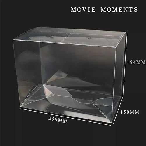 Custom Acetate Clear Plastic 0.5mm Protector Box Packaging For Movie Moments Case Boxes