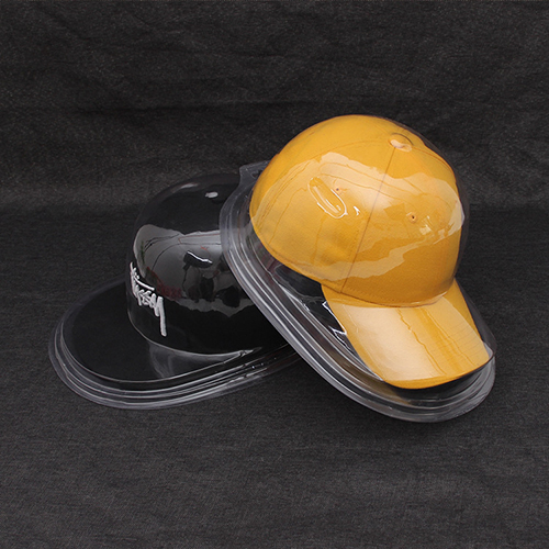 Custom Size Transparent Display PET PVC Baseball Hats Blister Packaging Plastic Boxes