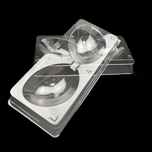 Custom High End PVC PET Transparent Clear Silicone Invisible Bra Blister Inner Tray Plastic Packaging Boxes