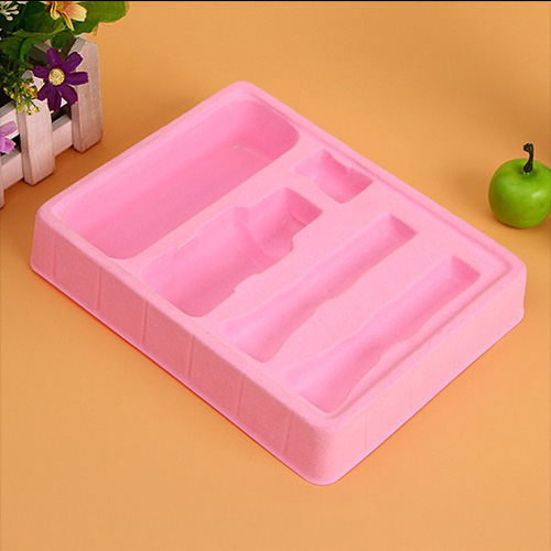 Custom PVC PS Pladtic Flocking Blister Packaging Trays for Cosmetics Set