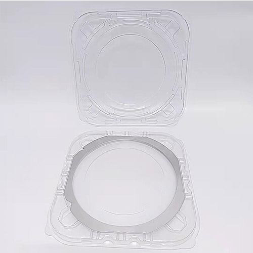 Hot selling PET transparent clear wafer ring plastic blister clamshell box