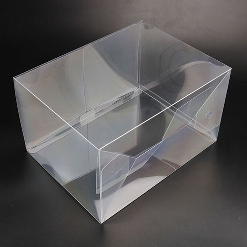 Custom Clear PET Plastic Packaging Folding Box