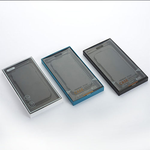 New Custom Mobile phone case packaging blister printed folding transparent plastic gift packaging boxes