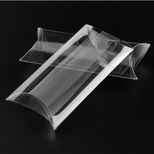 Custom PET PVC toys gifts clear folding plastic boxes protector box