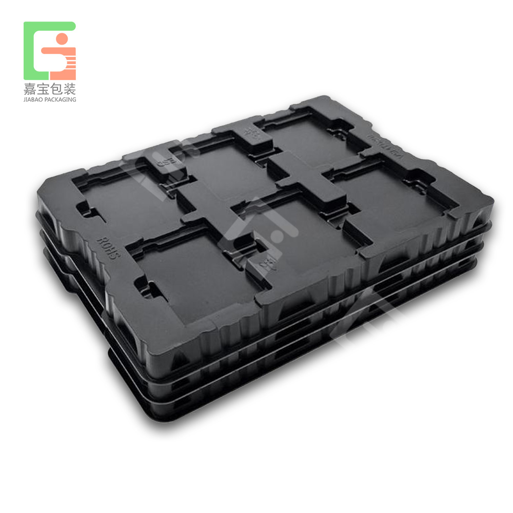 Electronic component chip anti-static vacuum tray
