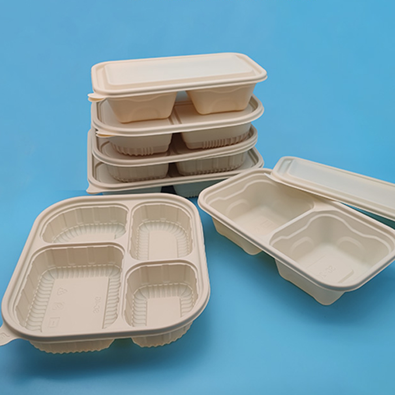 Customizable environmental Corn starch degradable Food contact materials lunch box