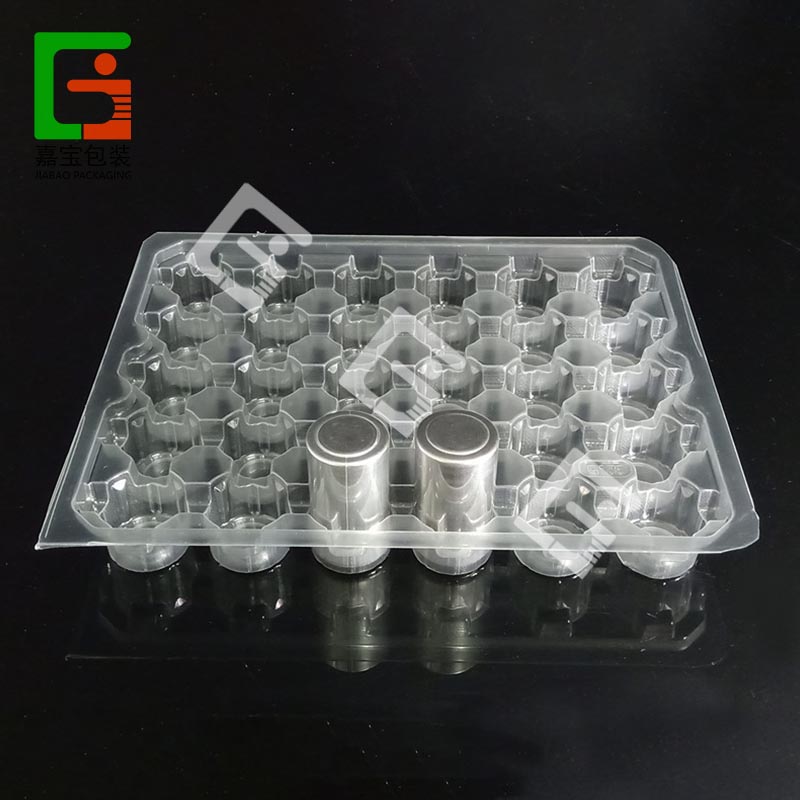 Professional customized transparent PET electronic battery anti-static plastic inner support